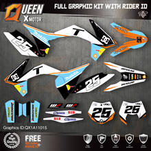 Kit de calcomanías gráficas personalizadas QUEEN X MOTOR para KTM, 2011, 2012, SX, SXF, 2012, 2013, EXC, XC-W, EXC-F, 015 2024 - compra barato