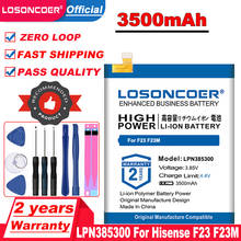 LOSONCOER 3500mAh LPN385300 Battery For Hisense F23 Mobile Phone Battery +Free tools 2024 - buy cheap