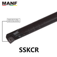 Herramientas de torno MANF de 12mm, S16Q-SSKCR09, CNC, cortador de torno, barra de perforación, procesamiento para scmt09t3, portaherramientas de torneado interno 2024 - compra barato