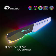 Bykski B-GPU-VC-V2,Acrylic GPU Suppor,RGB Graphics Card Bracket Jack,VGA Holder Stand Symphony 5V Support MB SYNC 2024 - buy cheap