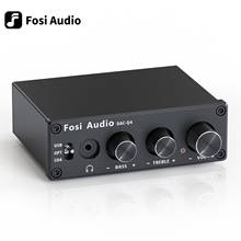 Fosi Audio Q4 Mini Stereo USB Gaming DAC & Headphone Amplifier Audio Converter Adapter for Home/Desktop Powered/Active Speakers 2024 - buy cheap