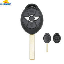 3-кнопочный сменный корпус дистанционный ключ чехол Брелок для BMW Mini Cooper необработанное лезвие 2024 - купить недорого