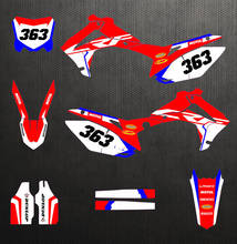 Calcomanías gráficas 3M personalizadas gratis para HONDA CRF250 CRF250R 2014 2015 2016 2017 para CRF450R CRF 450 2013 2014 2015 2016 2024 - compra barato