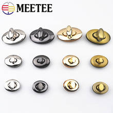 Meetee 2Pcs Twist Locks for Handbag Metal Closure Lock Clasp Bags Snap Buckles Oval Screw Twists Buckle DIY Leather Accessories 2024 - buy cheap