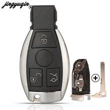 jingyuqin 3Buttons Car Remote Key Shell Case FOB For Mercedes Benz Year 2000+ Supports Original NEC And BGA With Blade 2024 - buy cheap