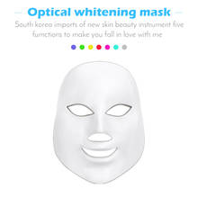 7 Colors Light LED Facial Mask with Neck Skin Rejuvenation Anti-againg Skin Therapy Mask Hifu Face Skin Care Beauty Machine 2024 - buy cheap