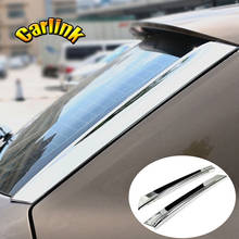 For Audi Q3 ABS Chrome Car Rear Windshield Strips Exterior Tail Window Decoration Sequin 3D Sticker cover trim Accessories 2pcs 2024 - buy cheap
