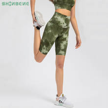 SHINBENE-pantalones cortos de Yoga para mujer, Shorts largos elásticos de tiro superalto, sensación desnuda, para gimnasio y Fitness 2024 - compra barato