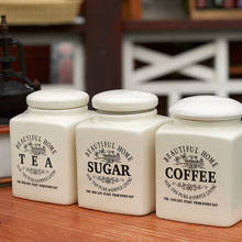 3 Pcs Set Tea Coffee Sugar Sealed Jars Cafe Home Storage Sauce Bottle Keeper Food Container Vial Tank Canister Sucrier En Verre 2024 - buy cheap