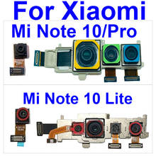 Frente frente e câmera traseira para xiaomi mi nota 10 pro 10 lite pequena câmera & câmera principal cabo flexível modular telefone peça de substituição 2024 - compre barato