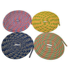 Weiou genuíno clássico novo laço de corda redonda ao ar livre 3 cores misturadas escalada cadarços moda viagem para martin botas 2024 - compre barato