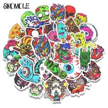 10/30/50PCS Cartoon Punk Skeleton Sticker Skull Rock DIY Toys Motor Laptop Skateboard Suitcase Guitar Car Graffiti Stickers F5 2024 - buy cheap