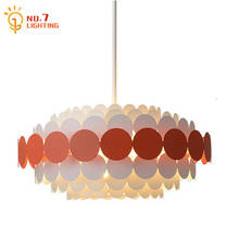 Designer Romantic Atmosphere Round Pendant Lights Led E14 Iron Art Metal Hanging Lamp for Kids/Living/Dining Room Bedroom Study 2024 - buy cheap