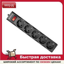 Сетевой фильтр Defender ES Largo 3 5 Sockets 3.0m Black 99498