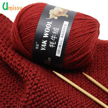 1pc 100g Fine Worsted Blended Crochet Yarn Knitting Sweater Scarf Yak Wool Yarn for Knitting Thread Thick Yarn 2024 - buy cheap