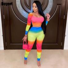 Tie Dye Print 2 Piece Women Sets Pants and Top Elegant Two Piece Birthday Club Outfits for Women Stacked Pants Matching Sets 2024 - buy cheap