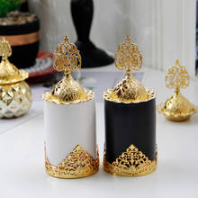 Arabic Incense Burner Zen Golden Fragrance Diffuser Incense Sticks Metal Incense Holder Room Incienso Quemador Home Decoration 2024 - buy cheap