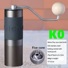 Kinmoedor manual de café, moedor portátil de café, em aço inoxidável, cônico, k1, k2 2024 - compre barato