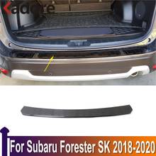Para subaru forester sk 2018 2019 2020 aço inoxidável, tampa de proteção do para-choque traseiro e interno e externo 2024 - compre barato