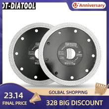 DT-DIATOOL 2 шт./pk диаметр 125 мм/5 "Премиум алмазный режущий диск X сетка турбо пилы фарфоровая керамическая плитка мрамор режущий круг 2024 - купить недорого