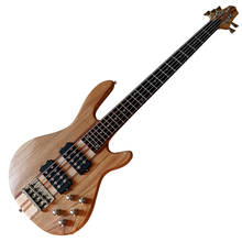 4 String Neck Through Active Electric Bass Guitar 43 Inch Ashwood Body Natural Color Bass Guitar with Canada Maple Neck 2024 - buy cheap