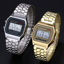 Fashion Business Brand Metal Clock Women&Men Electronic Watches Personality's Thin Strip Digital Wrist Watch Gifts Dropshipping 2024 - buy cheap