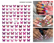 Pegatina 3D para uñas, decoración artística de uñas, pegatinas de diseño de mariposa exquisita, accesorios de manicura 2024 - compra barato