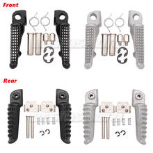 Motorcycle Front Rear Footrests Foot Pegs For Kawasaki Ninja 250 Z750 Z800 Z1000 SX ER6F ER6N ZX-6R 636 ZX-9R ZX-10R ZX-12R 2024 - buy cheap