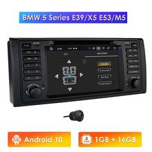 Radio con GPS para coche, 10,0 reproductor Multimedia con Android, 4G, 64G, 1 DIN, DVD, Navi, para BMW Serie 5, E39, BMW X5, E53, M5, E38, BT, AM, FM, RDS, DVR, OBD, WIFI, CANBUS 2024 - compra barato