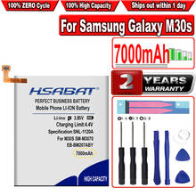 HSABAT 7000mAh EB-BM207ABY High Capacity  Battery for Samsung Galaxy M30s SM-M3070 Smart Phone 2024 - buy cheap