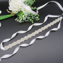 JLZXSY Retro Handmade Crystal Bridal Sash Wedding Belt Wedding Party Bridesmaid Sash Belt Wedding Accessories (18x1inches) 2024 - buy cheap