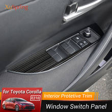 Adesivo ajustável de painel de janela de carro, para toyota corolla 2019 2020 2021 e210 12th lhd, fitas adesivas 2024 - compre barato