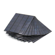 10pc x 6V 2W Solar Panel Portable Mini Sunpower DIY Module Panel System For Solar Lamp Battery Toys Phone Charger Solar Cells 2024 - buy cheap