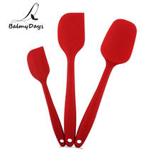 3 peça conjunto espátula de silicone cozinha espátula silicone pastelaria bolo raspador misturador colher turner utensílios de cozinha conjunto ferramentas de cozimento 2024 - compre barato