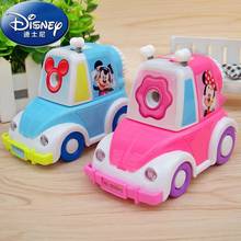 Disney Mickey and Minnie pencil sharpener cartoon creative car shape hand pencil sharpener cute toy office school supplies gift 2024 - buy cheap