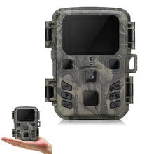 Охотничья тропическая камера 20 МП 1080P, уличная камера наблюдения за дикой природой s, миниатюрная фотоловушка ночного видения с пассивным ИК-датчиком 2024 - купить недорого