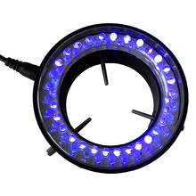 395~400nm 60 PCS LED Microscope UV Ring Light Purple Color Ring Lamp 110V-240V for Microscope Illumination 2024 - buy cheap