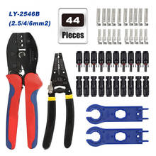 MC4 Solar Crimping Pliers Tools Kit for 2.5-6mm²/AWG26-10 Solar Panel PV Cable with 10 Set Male&Female Connectors Termianls Sets 2024 - buy cheap