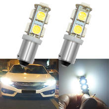 2X Car Marker Lamps T11 Ba9s T4w 9Led 5050 White Auto Led Side marker Light Festoon Dome Door Bulb Trunk Light Tail Bulb Dc 12v 2024 - buy cheap