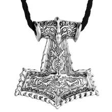 Odin Raven Amulet Nordic Aegishjalmur Helm Of Awe Slavic Kolovrat Hammer Mjolnir Viking Style Pendant Necklace 2024 - buy cheap