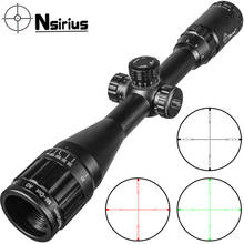 NSIRIUS 3-9x40 AOE Red & Green illuminated Mil Dot Rifle Scope Precision Optics Hunting Scope with Cover and Mounting 2024 - buy cheap