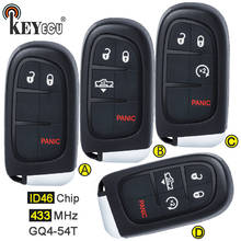 KEYECU-Chip ID46 GQ4-54T 2 + 1/ 3 + 1/ 4 + 1 3 4 5 botones, funda de mando a distancia inteligente para Ram 433 1500 2500-3500, 2013 MHz 2024 - compra barato