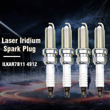 New 4pcs/lot ILKAR7B11 4912 Laser Iridium Spark Plug for Toyota Scion Pontiac 1.8L ILKAR7B11-4912 2024 - buy cheap