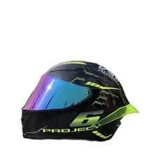Men and Women Full Face Safety Helmet Cascos Unisex Racing Motocross Helmets Single Lens Luminous Motorcycle Helmet 2024 - buy cheap