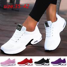 Fashion Women Lightweight Sneakers Running Shoes Outdoor Sports Shoes Breathable Mesh Comfort Running Shoes Air Cushion Lace Up 2024 - купить недорого