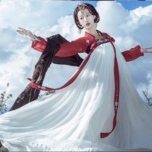 Hanfu Women Dress Chinese Style Cosplay Fairy Red and White Hanfu Traditional Female Clothes Ancient Classical Dance Costumes 2024 - buy cheap