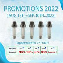 Pressure valve, Poppet Valve 319-0678, suit for CAT C7/C9 actuation pump, common rail diesel fuel spare part, lift valve for C7 2024 - buy cheap
