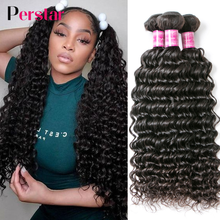 Perstar Deep Wave Bundles Human Hair for Black Women Brazilian Hair Weave Bundles Hair 1/3/4 pcs Extensions 8-30 inch Remy Hair 2024 - buy cheap