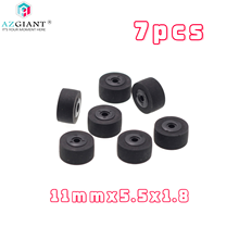 7pcs/lot 11mmx5.5x1.8 car retractor press belt pulley deck audio pressure recorder player cassette deck roller tape Card Seat 2024 - buy cheap