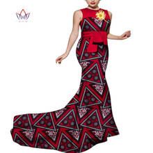 Bañin Riche africano imprimir novia boda Noche Vestidos largos Dashiki vestidos africanos para mujeres ropa Africana vestidos WY5569 2024 - compra barato